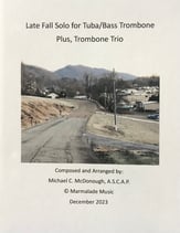 Late Fall Solo for Bass Trombone/Tuba  P.O.D cover